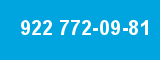 922 772-09-81